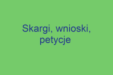 „PRAKTYCZNE ASPEKTY DZIAŁALNOŚCI  KOMISJI SKARG, WNIOSKÓW I PETYCJI W NOWEJ KADENCJI 2024-2029”